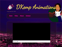 Tablet Screenshot of dkempanimations.com